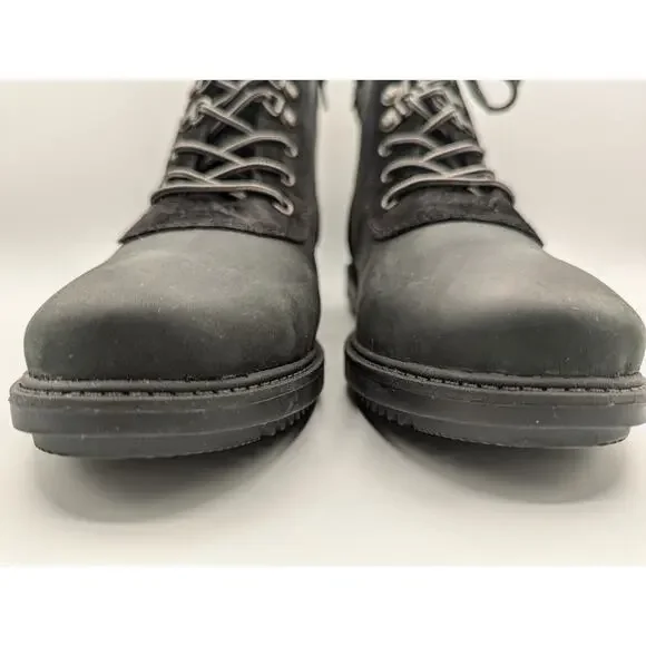 Clarks | Raisie Vita Boot Ankle Leather Zip Up & Tie | Sz 9.5 W - Picture 4 of 12